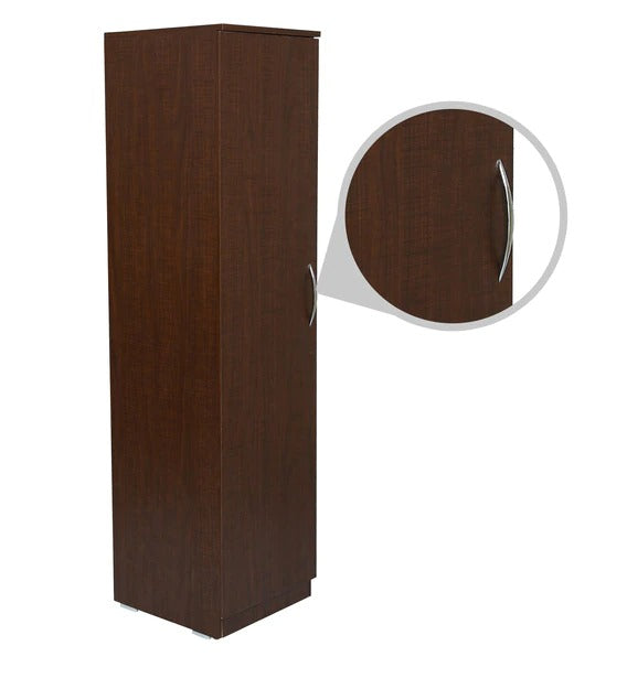 Detec™ Simple 1 Door Wardrobe - Walnut Finish