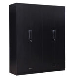 Load image into Gallery viewer, Detec™ 4 Door Wardrobe with Drawer - Wenge Color 

