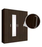 गैलरी व्यूवर में इमेज लोड करें, Detec™ 4 Door Wardrobe - Chocolate Finish
