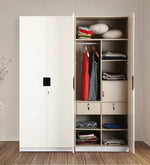 गैलरी व्यूवर में इमेज लोड करें, Detec™ 4 Door Wardrobe - Glossy White Color
