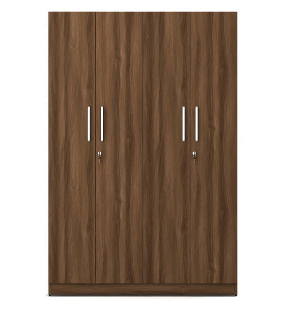 Detec™ 4 Door Wardrobe - Moldau Akazia Brown Color