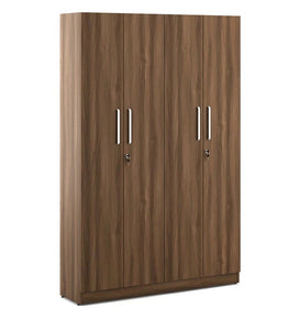 Detec™ 4 Door Wardrobe - Moldau Akazia Brown Color