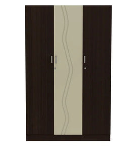 Detec™ Wooden 3 Door Wardrobe - Wenge Finish