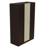 Load image into Gallery viewer, Detec™ Wooden 3 Door Wardrobe - Wenge Finish
