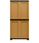 गैलरी व्यूवर में इमेज लोड करें, Detec™ Self Assemble Cabinet - Sandy Brown &amp; Dark Brown Color
