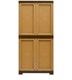 Load image into Gallery viewer, Detec™ Self Assemble Cabinet - Sandy Brown &amp; Dark Brown Color
