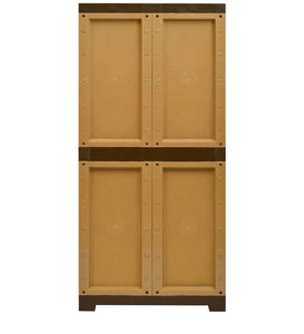 Detec™ Self Assemble Cabinet - Sandy Brown & Dark Brown Color