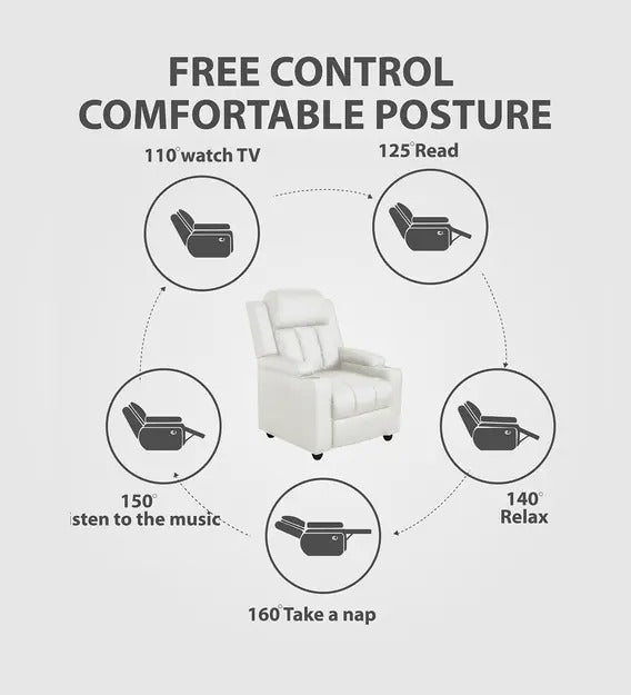 Detec™ 1 seater Manual Recliner with cup holders