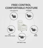 गैलरी व्यूवर में इमेज लोड करें, Detec™ 1 seater Manual Recliner with cup holders
