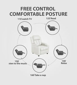 Detec™ 1 seater Manual Recliner with cup holders