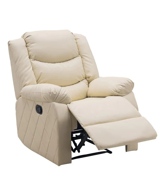 Detec™ Manual Push back Recliner - Beige Color