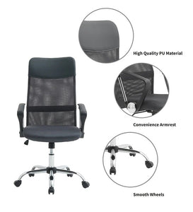 Detec™ High Back Ergonomic chair - Grey Color 