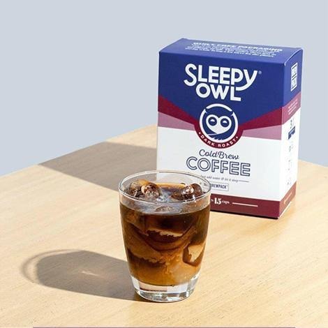 Sleepy Owl Cold Brew Dark Roast Coffee (Set Of 5 & 3 Per Unit)