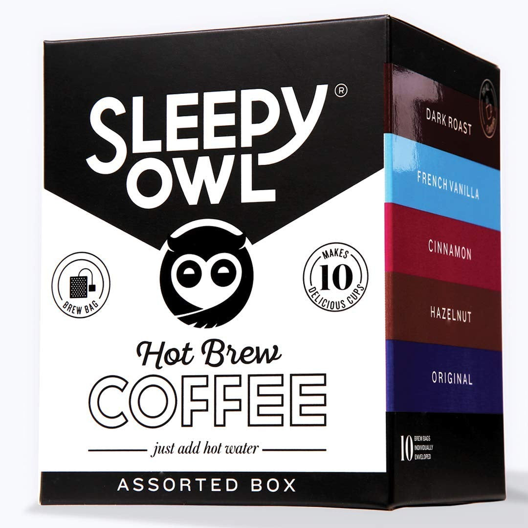Sleepy Owl Hot Brew Assorted Coffee (Set Of 10 Per Unit)