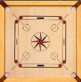 Detec™ Synco Mango Series Carrom Board