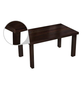 Detec™ Solid Wood 6 Seater Dining Set with Bench in Warm chestnut Finish