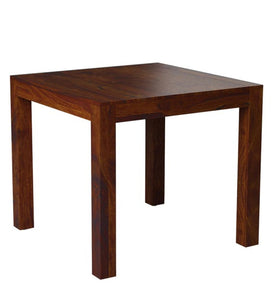 Detec™ Solid Wood 4 Seater Dining Set in Honey oak Finish