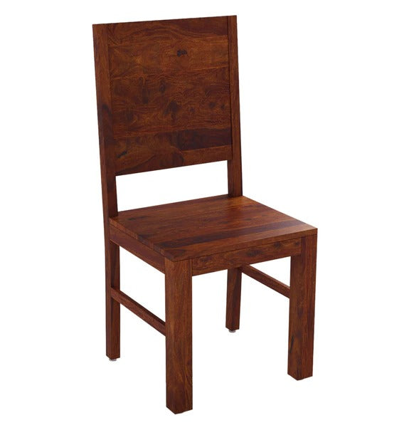 Detec™ Solid Wood 4 Seater Dining Set in Honey oak Finish