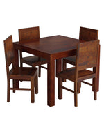 Load image into Gallery viewer, Detec™ Solid Wood 4 Seater Dining Set in Honey oak Finish
