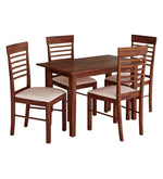 Load image into Gallery viewer, Detec™ 4 Seater Dining Set For Dining Room with Rubber Wood
