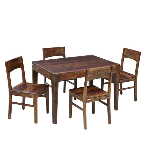 Detec™ Solid Wood 4 Seater Dining Set in Provincial Teak Finish