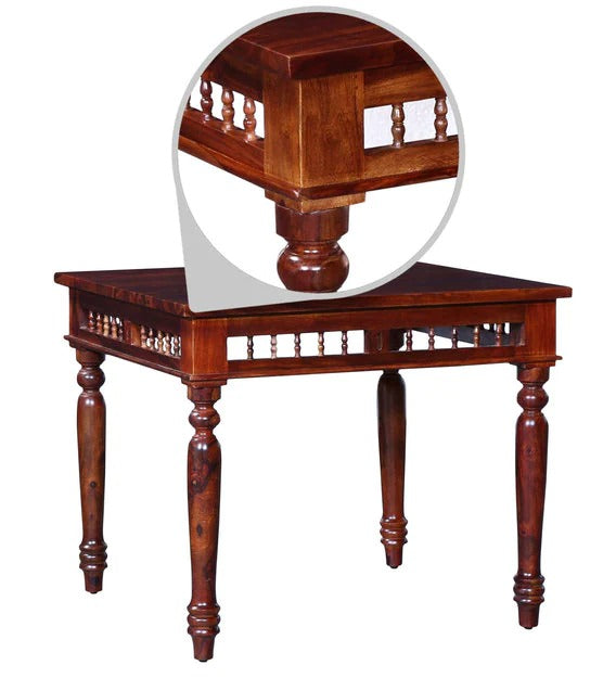 Detec™ Solid Wood 4 Seater Dining Set For Dining Room