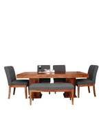 Load image into Gallery viewer, Detec™ 6 Seater Dining Set in Teak Finish
