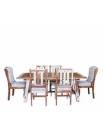 Load image into Gallery viewer, Detec™ 6 Seater Dining Set in Teak &amp; Off White Finish
