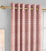 Load image into Gallery viewer, Detec™ Pink Blackout Poly Cotton 5 Feet Pinch Pleat window Curtain
