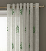 Load image into Gallery viewer, Detec™ Cotton Sheer 7 Feet Set Of 2 Eyelet Curtains

