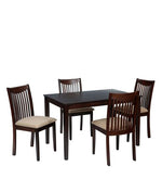 Load image into Gallery viewer, Detec™ 4 Seater Dining Set in Expresso Finish
