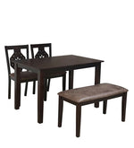 Load image into Gallery viewer, Detec™ 4 Seater Dining Set in Antique Oak Colour
