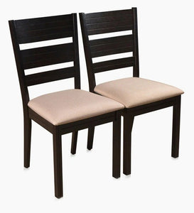 Detec™ भूरे रंग में कुर्सी और बेंच के साथ 4 सीटर डाइनिंग टेबल सेट
