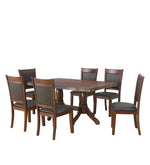 Load image into Gallery viewer, Detec™ 6 Seater Dining Set in Expresso Color
