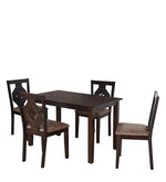 Load image into Gallery viewer, Detec™ 4 Seater Dining Set in Oak Finish
