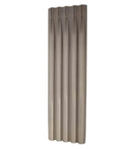 Load image into Gallery viewer, Detec™ Beige Semi Sheer Polycotton 9 Feet Pleat Set Of 2 Curtains
