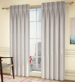 Load image into Gallery viewer, Detec™ Cream Blackout Poly Cotton 5 Feet Pinch Pleat window Curtain
