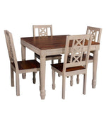Load image into Gallery viewer, Detec™ 4 Seater Dining Set in Teak Finish
