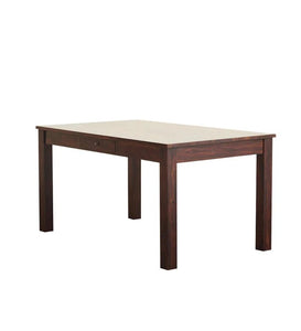 Detec™ 6 Seater Dining Table Set in Brown Color