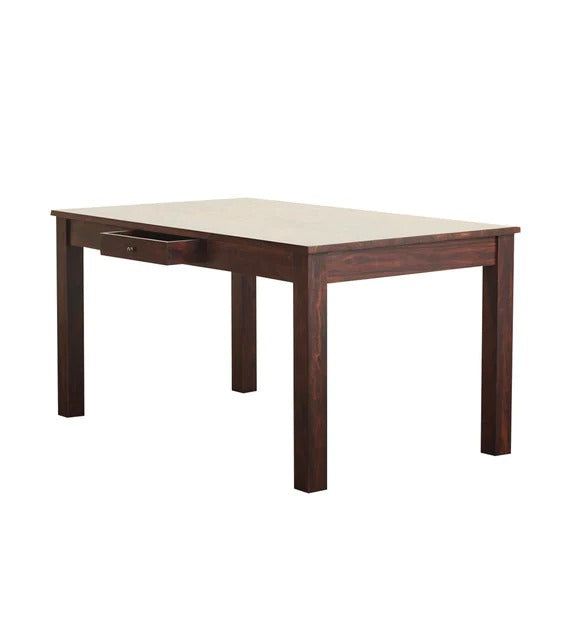 Detec™ 6 Seater Dining Table Set in Brown Color