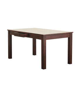 Detec™ 6 Seater Dining Table Set in Brown Color