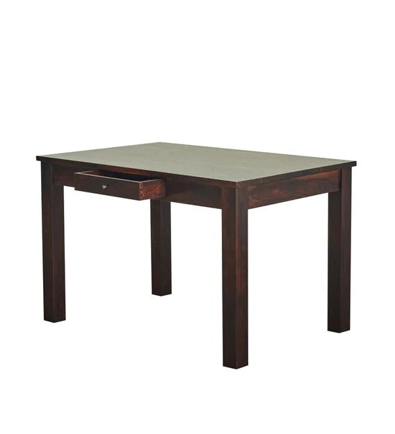 Detec™ 4 Seater Dining Table Set in Brown Colour