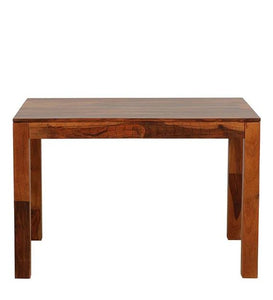 Detec™ Solid Wood 4 Seater Dining Set In Honey Oak Finish