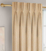 Load image into Gallery viewer, Detec™ Yellow Poly Cotton 7.5 Feet Pinch Pleat Door Curtain
