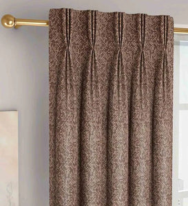 Detec™ Yellow Poly Cotton 7.5 Feet Pinch Pleat Door Curtain