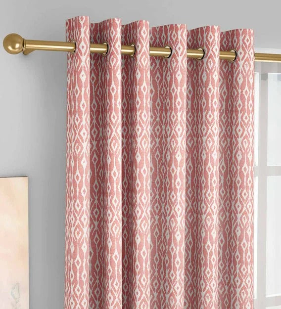 Detec™ Poly Cotton Pinch Pleat Door Curtain - Multiple Color