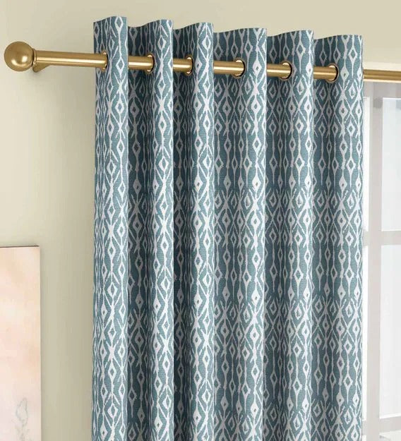 Detec™ Poly Cotton Pinch Pleat Door Curtain - Multiple Color