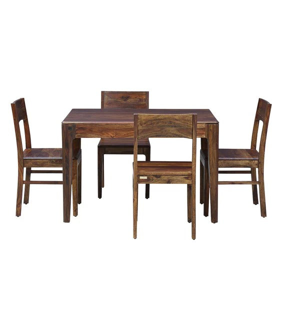 Detec™ Solid Wood 4 Seater Dining Set in Provincial Teak Finish