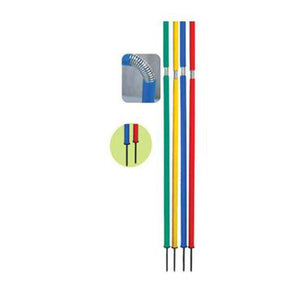 Detec™ Slalom Pole With Center Spring MTST - 25 Pack of 3