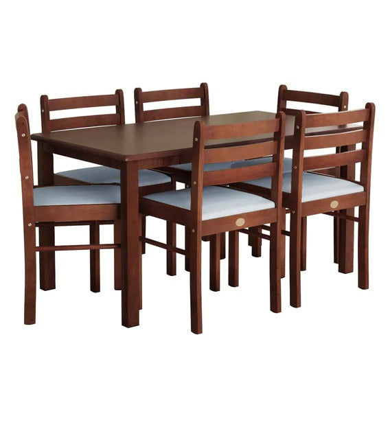 Detec™ 6 Seater Dining Set in Rosewood Finish